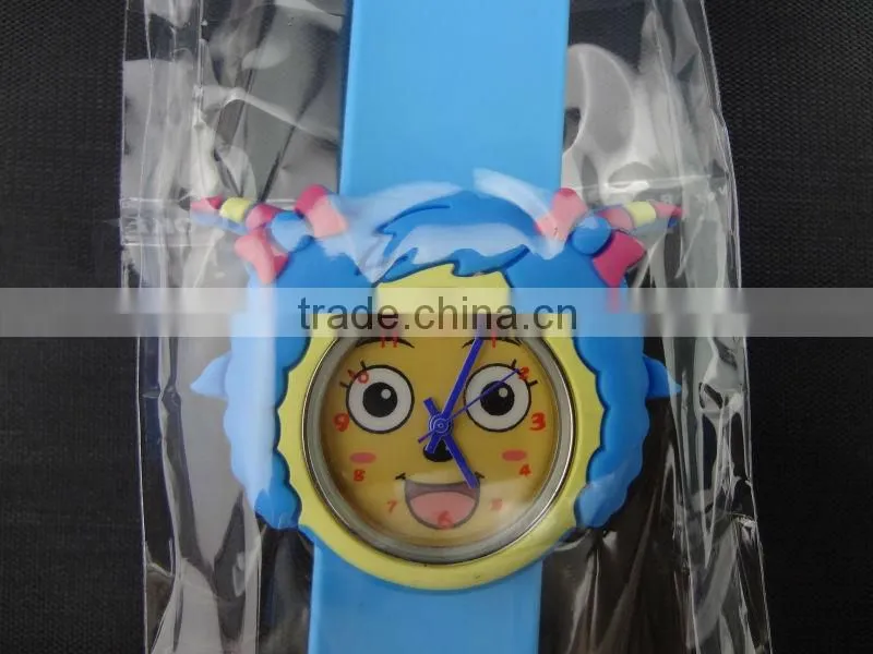Wholesale Eco-friendly slicone kids PaPa watch Promotion gift children PaPa watch