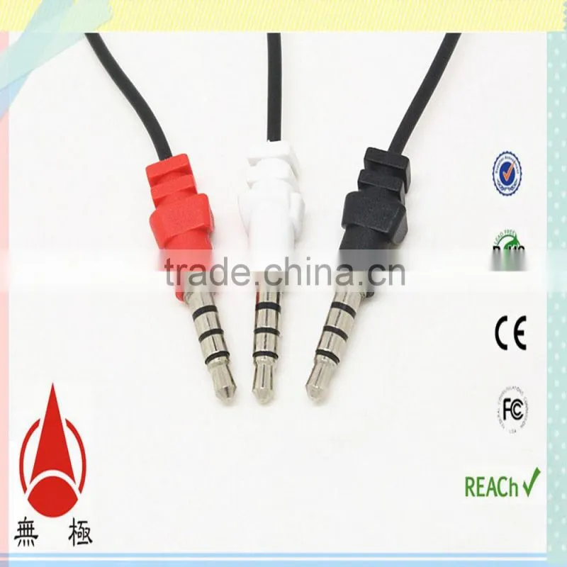 Customized gold plated 3.5mm 4 pole trrs jack