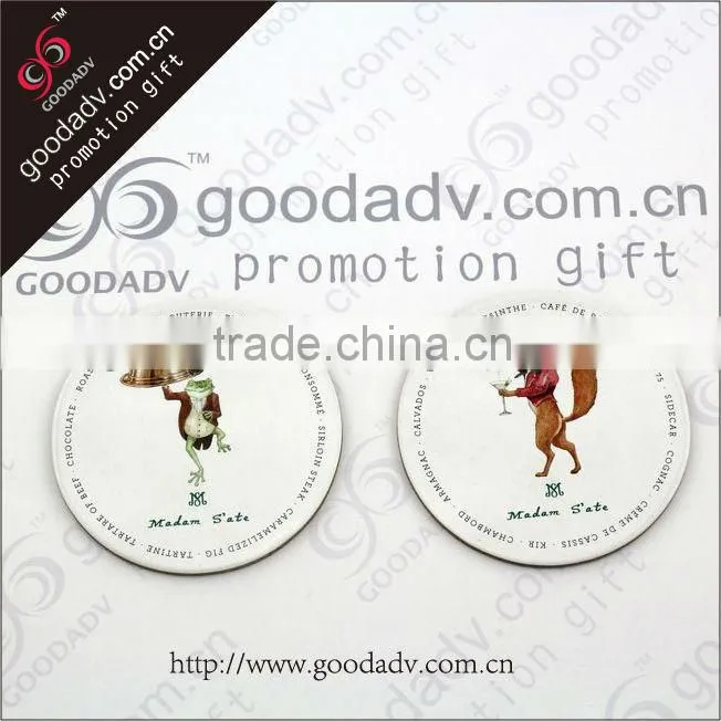 Guangzhou new promotional gift items beer coasters suppliers