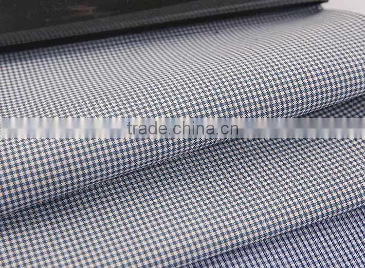 Best selling Wrinkleproof White Houndstooth TR Fabric