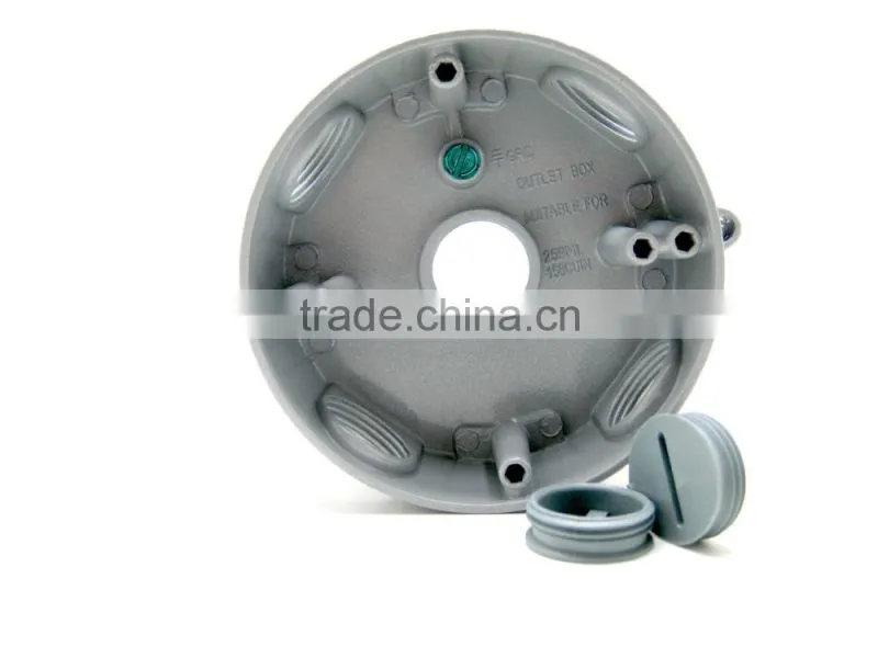 3/4" weatherproof round junction box