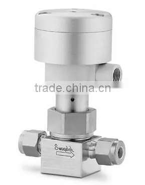style stainless steel pipe fitting, Pneumatic valve SS-6BK-1C