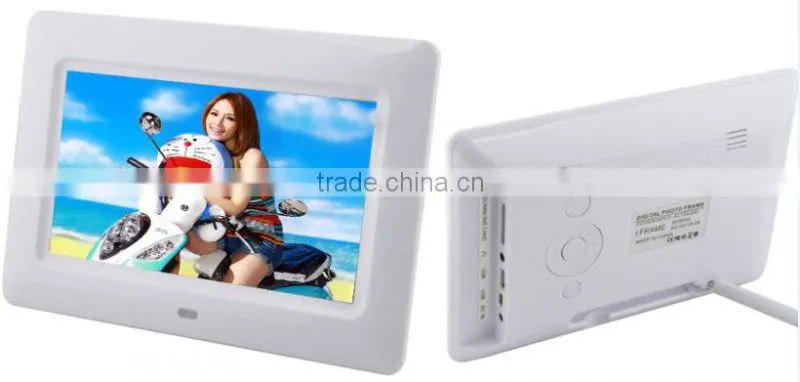 7 inch digital photo frame video player digital signage