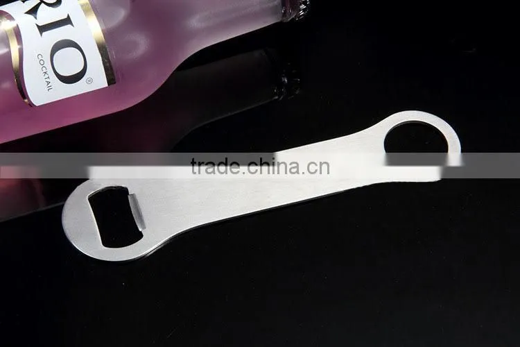 Frosted Steel Color Double Round Beer Bottle Opener