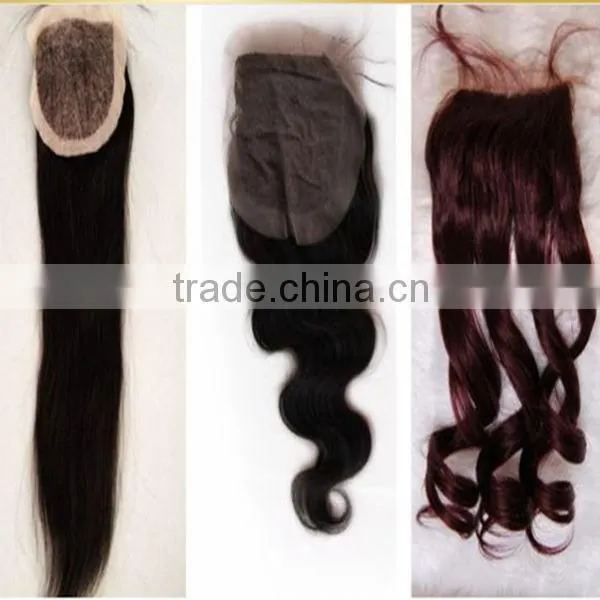 Top hair piece grey lace closure express alibaba lace closure
