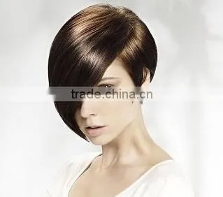 Alibaba hot selling human hair clip bangs with fashion color