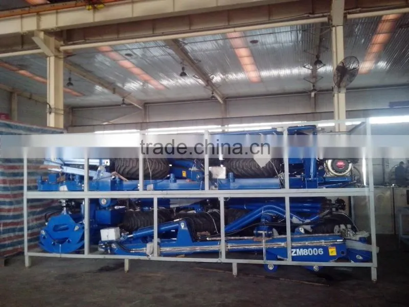 Tractor towable log trailer with crane/Hydraulic log crane