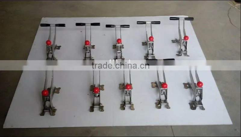 Stainless steel meat kebab machine/Manual skewer machine for sale
