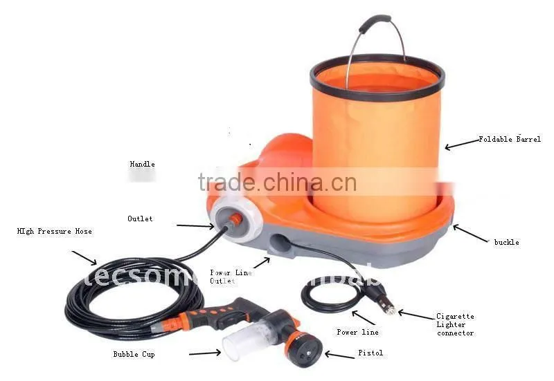 Portable high pressure bubble Car Washer