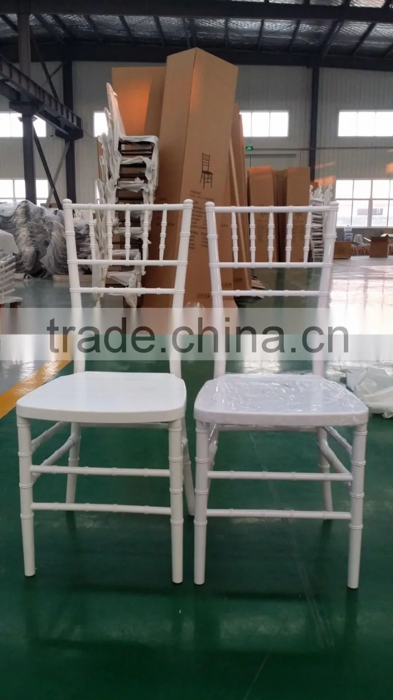 white tiffany chair for wedding