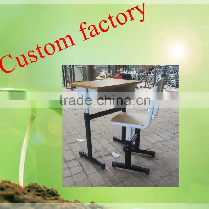 Knock down wooden children desk and chair