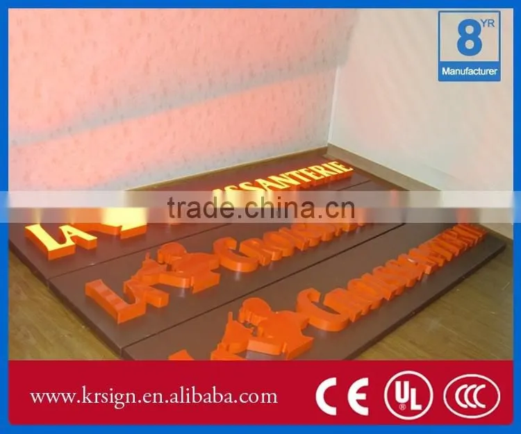 Customize Shape and led channel letter sign box for advertising