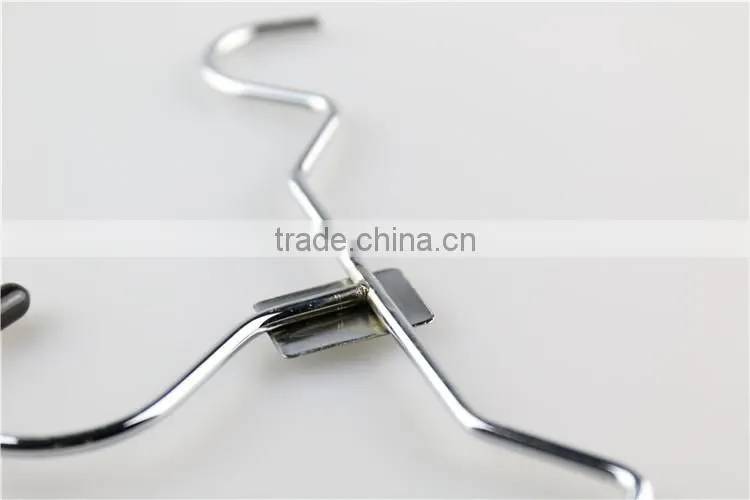 Popular Chrome Metal Clothes Dress Wire Hanger For Laundry