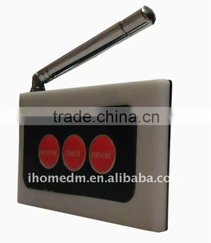 Wireless Hotel calling System urgent call button