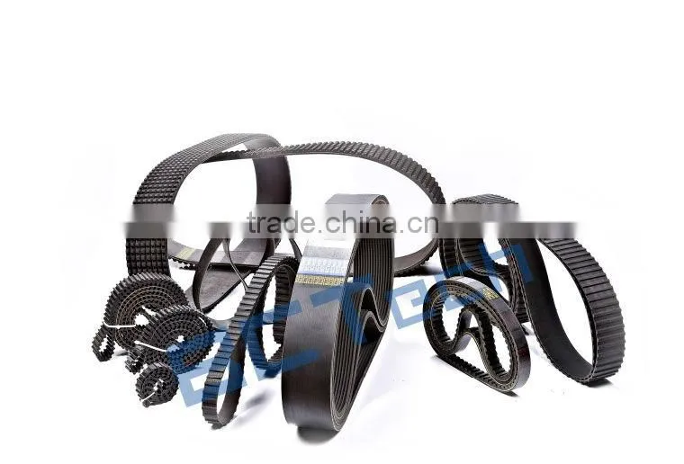 Ribbed belt vulcanized gray rubber