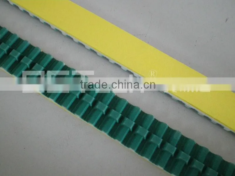 PU Timing Belt Coated With Yellow Sponge/Foam