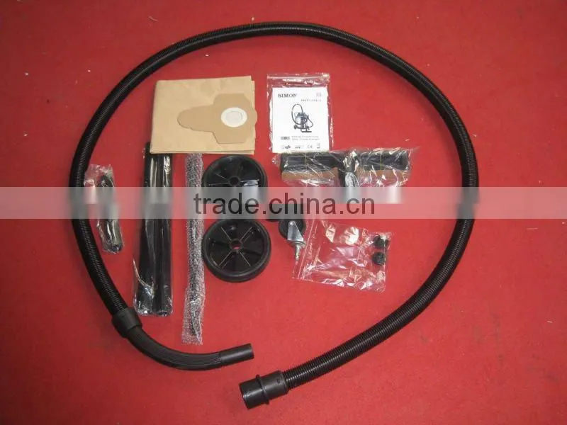 80L industrial vacuum cleaners with 3 motors