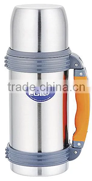 2014 hot sale double wall stainless steel travel coffee pot with handle 500ML 750ML 1000ML