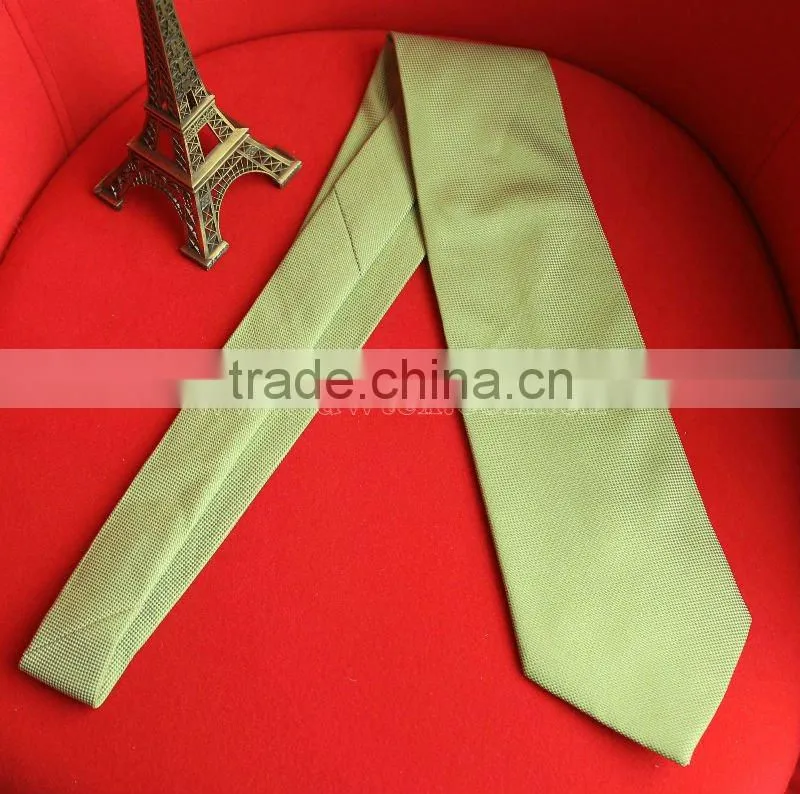 Polyester solid color ties for men