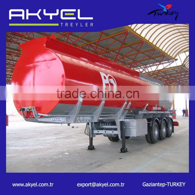 3 axle fuel diesel oil petrol Tanker semi trailer for sale