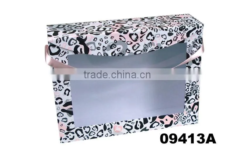 2016 faux leather jewelry earrings box