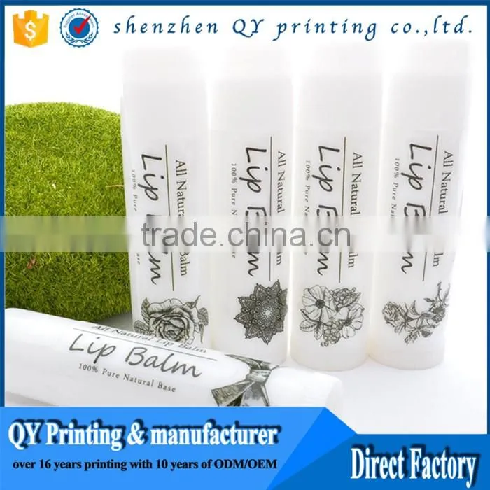 For self adhesive clear paper vinyl bottle glass label round print plastic waterproof pet window decal transparent pvc sticker