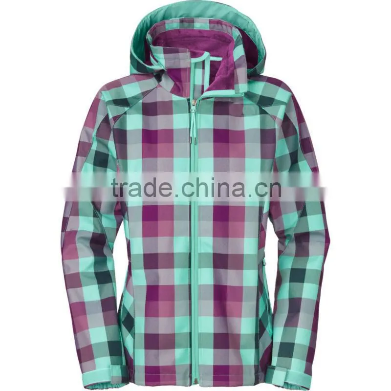 2013 new design softshell jacket women outdoor climbing