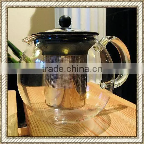 4 cups glass Assam Teapot 34oz