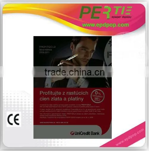 digital signage system pop display rack epd screen epop e paper display circular display promotional cards