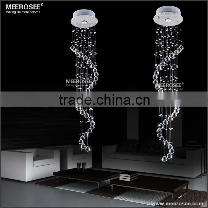 Crystal Halogen Chandelier Moroccan Ceiling Lamp Polished Chrome Bedroom Furniture MD2365 L1