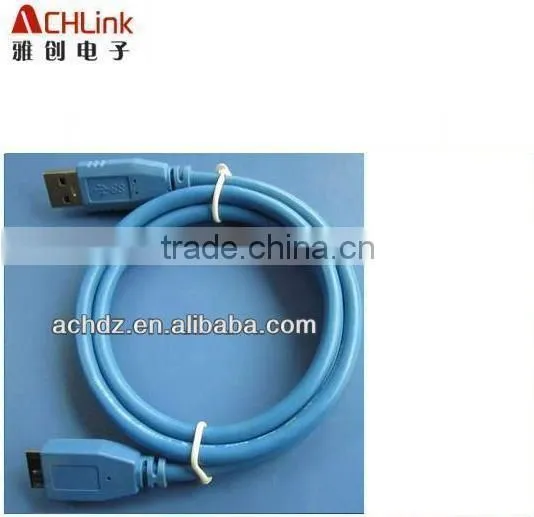 blue usb 3.0 version cable am to micro b