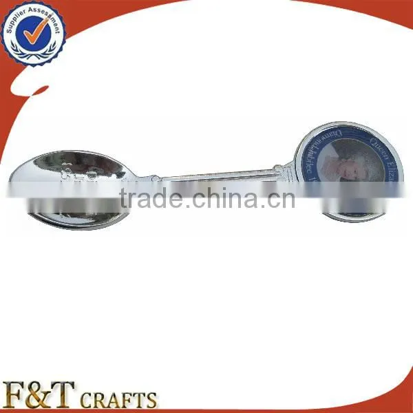 zhongshan manufacturer custom wed matt silver plated spoon