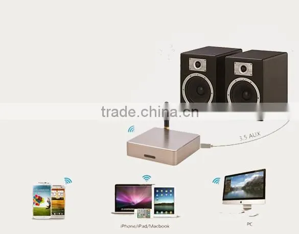 New Wonderful Music 2dbi AirMusic AirPlay DLNA AirPlay Qplay Wifi Music Audio Receiver HIFI Speaker SV008356