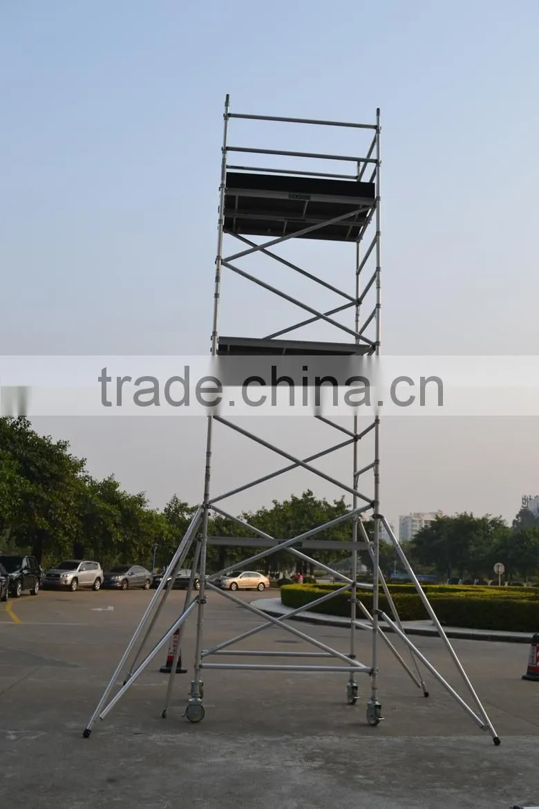 10m scaffolding system used
