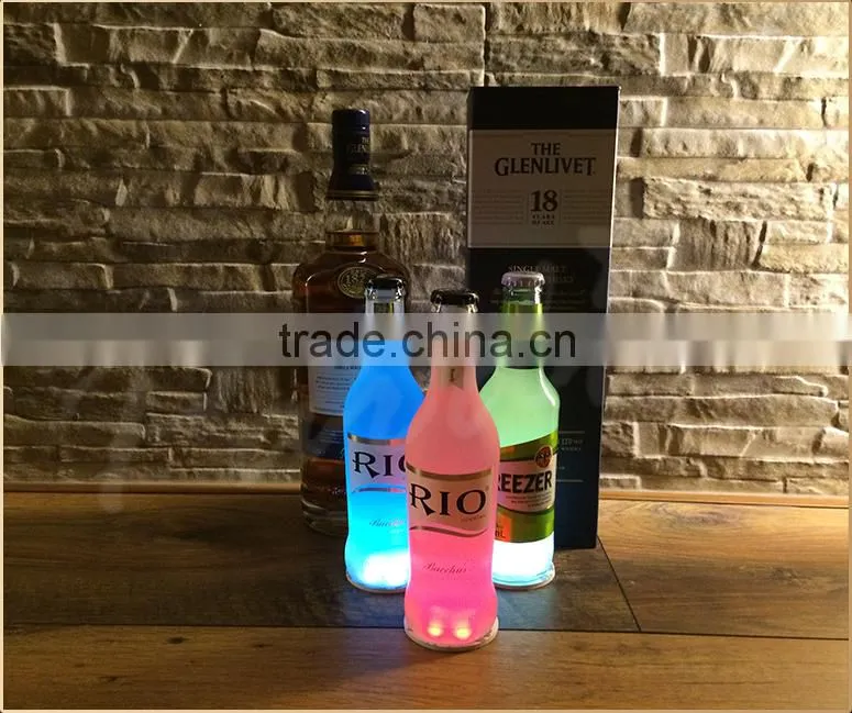 2015 Adhesive stick on led flashing mini sticker for bottle