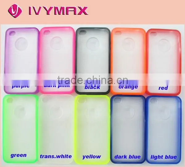 Hybrid TPU+PC Mobile Phone Case for Apple iPhone 5