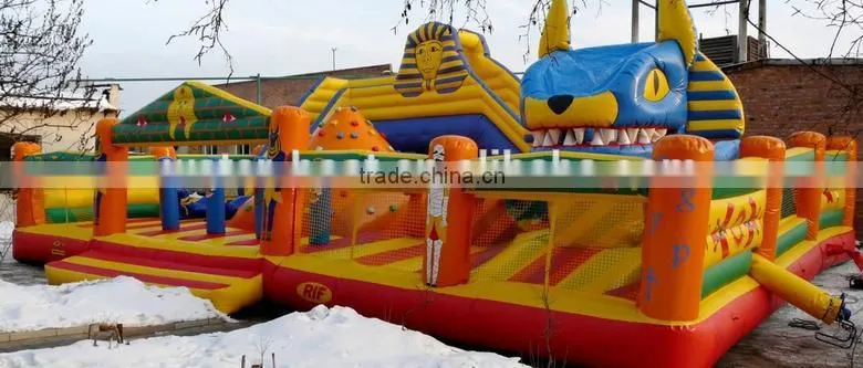 hot sale Inflatable theme Egypt fun city ,cheap amusement park game for kids