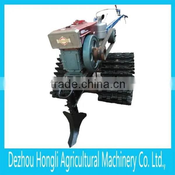 2015 hot sale cultivator with crawler, cultivator with track and crawker walking tractor