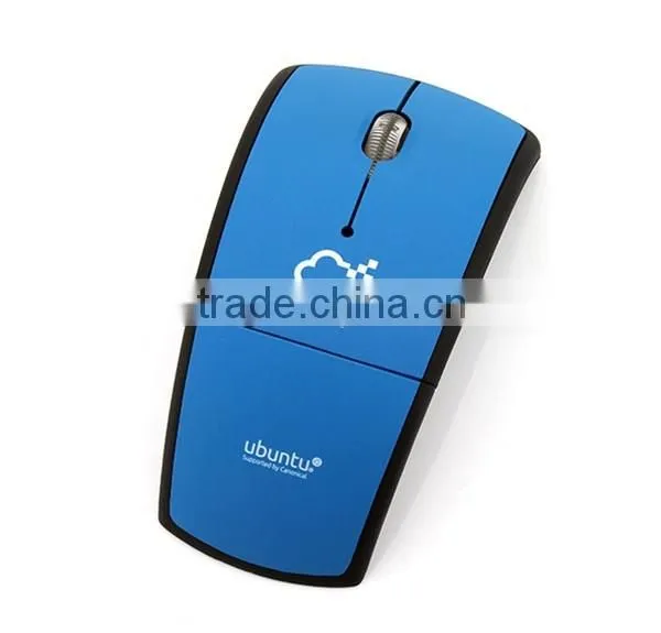 2.4Ghz Foldable Computer Black Wireless Mouse