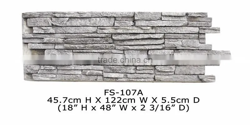 Good price high quality beautiful decorative polyurethane stone panel