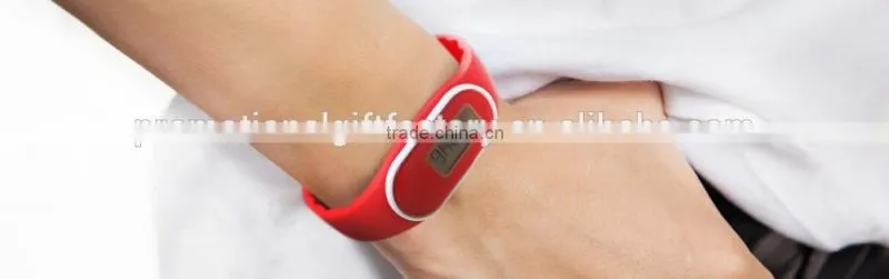3D sensor calories waterproof pedometer watch with one tap mode function
