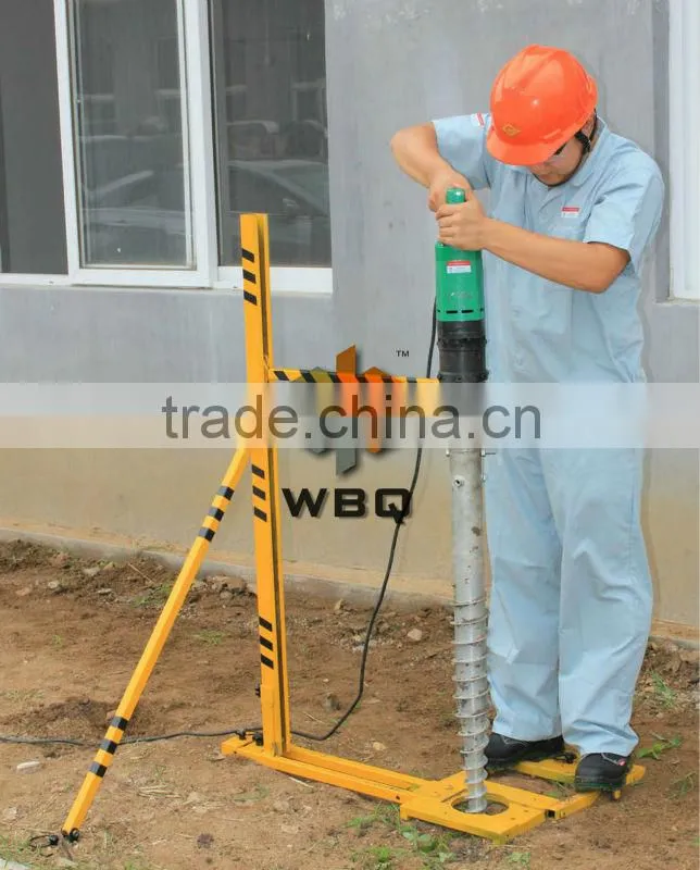 Ground Screw Electric-Driver Machine for Fence, Garden WBQ HD-03