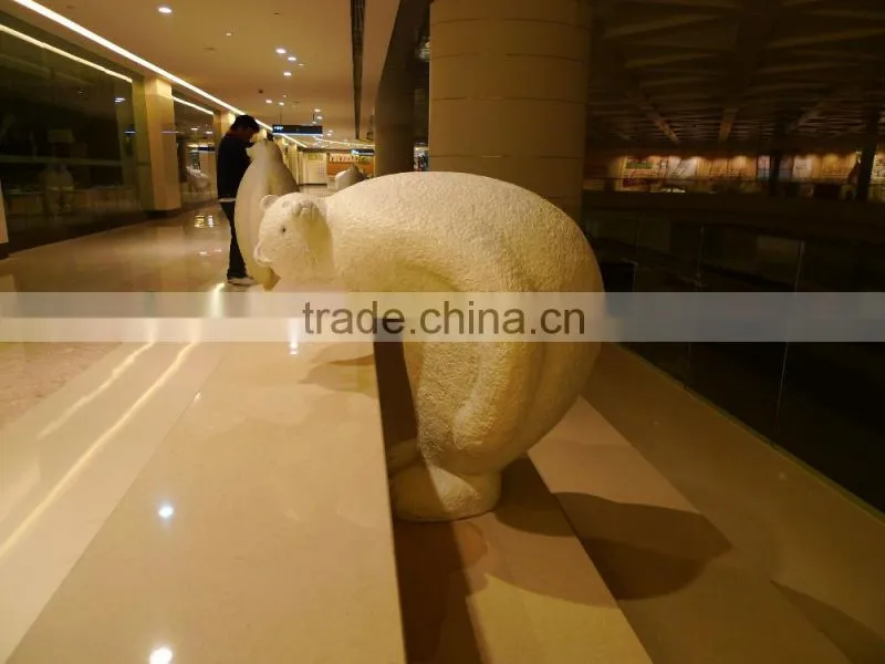 fiberglass polar bear