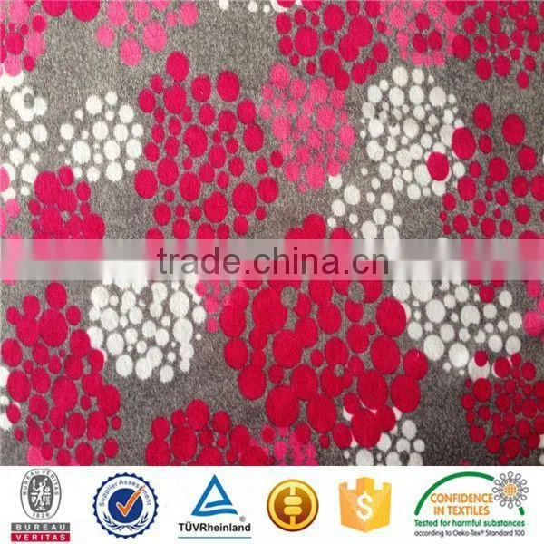 Changshu Textile Poly Spandex Printing Fabric For Velvet Prom Dress For Girls