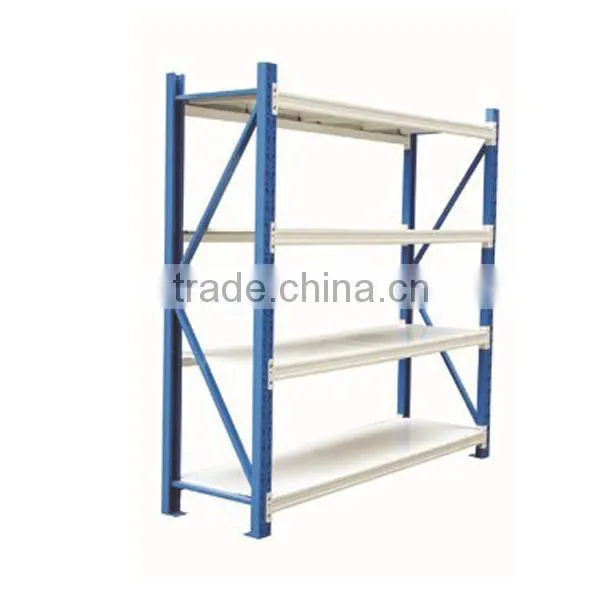 4 Tiers Warehouse Stacking Rack Supermarket Shelf