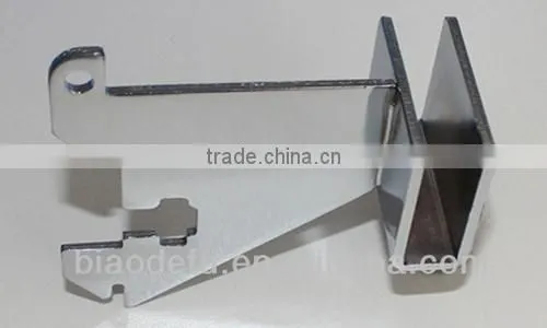 Slotted mounted bracket for tube display support