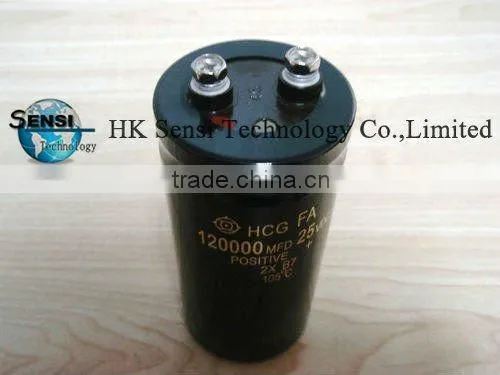 HITACHI HCGFA 120000MFD 25VDC new & original Aluminum Electrolytic Capacitor