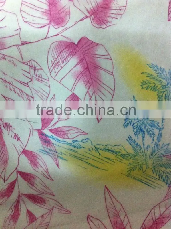 US$ 1/M up Chiffon Print Fabric Textile Stock Stocklot044