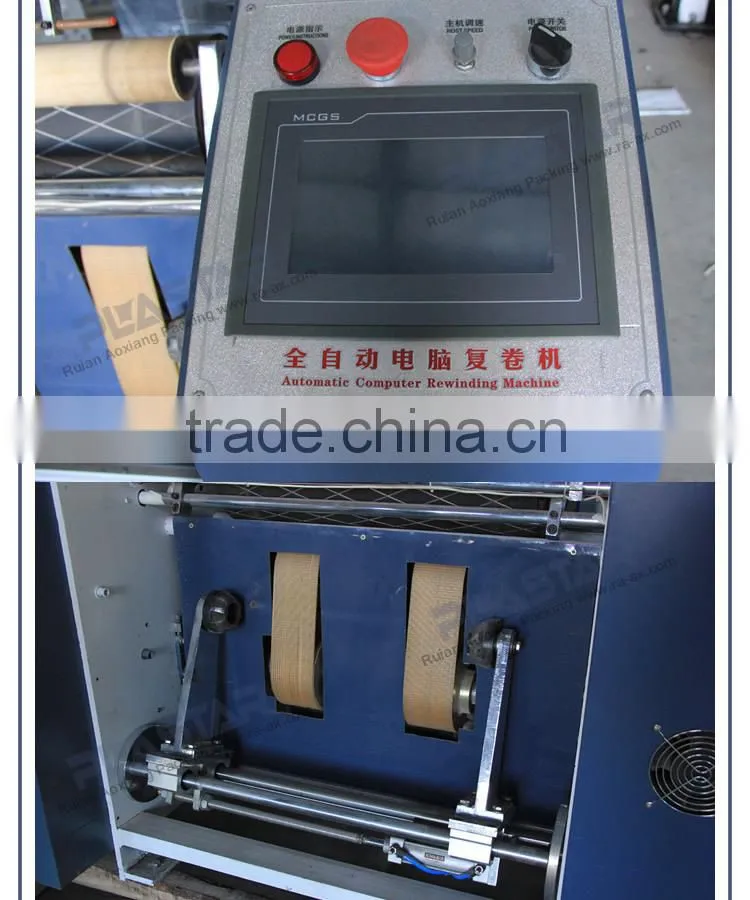 AX automatic PVC stretch film rewinding machine