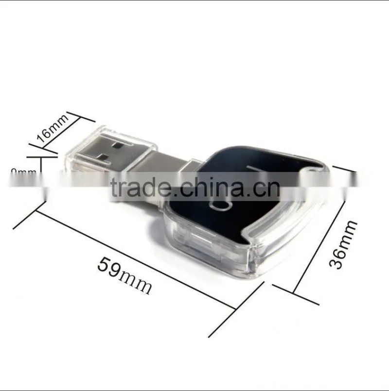 usb stick with glow logo 8gb usb stick bulk with LED flash OEM and ODM